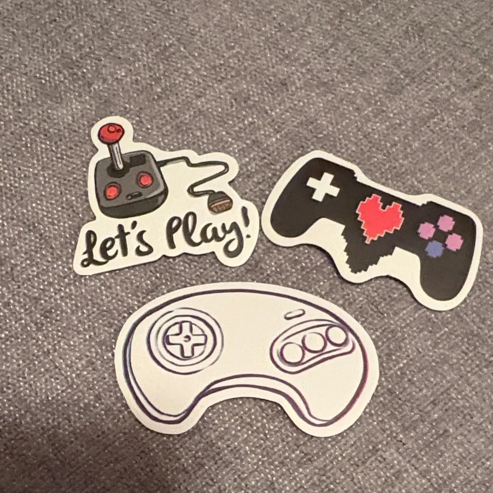 Gaming Console Controller Sticker Set
